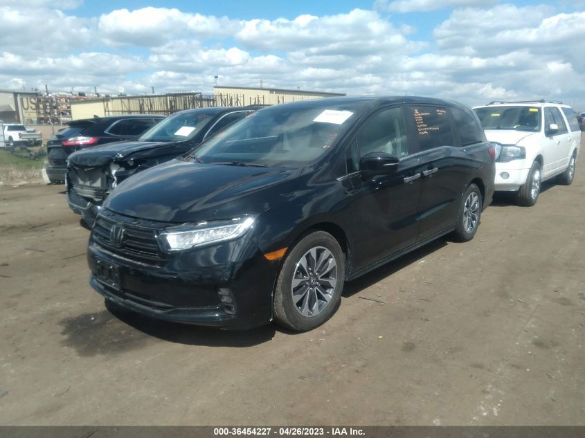2022 HONDA ODYSSEY EX-L - 5FNRL6H72NB028636
