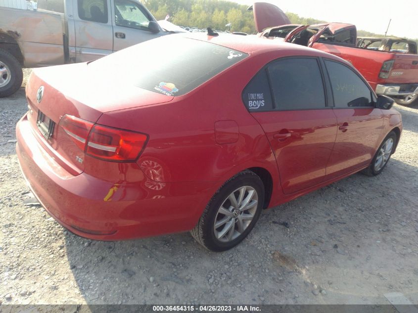 2015 VOLKSWAGEN JETTA SEDAN 1.8T SE - 3VWD17AJ4FM332539