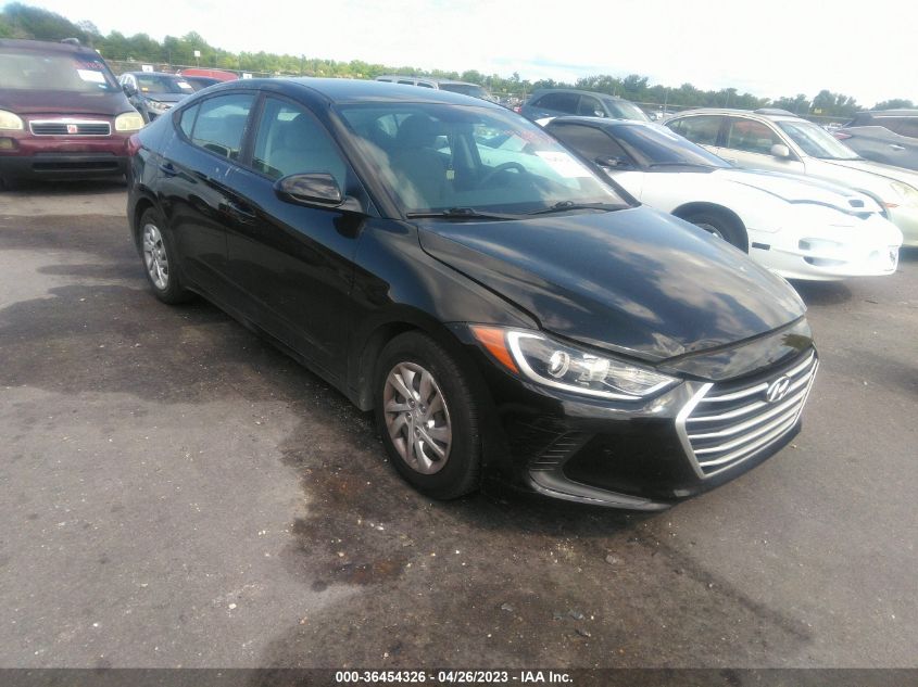 2017 HYUNDAI ELANTRA SE - KMHD74LF7HU083303