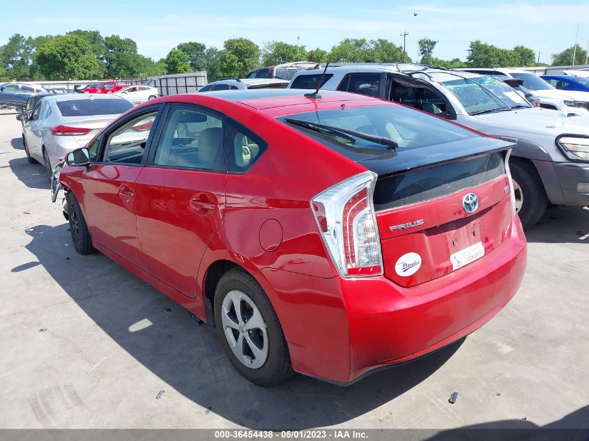2013 TOYOTA PRIUS ONE/TWO/THREE/FOUR/FIVE - JTDKN3DU7D5692694