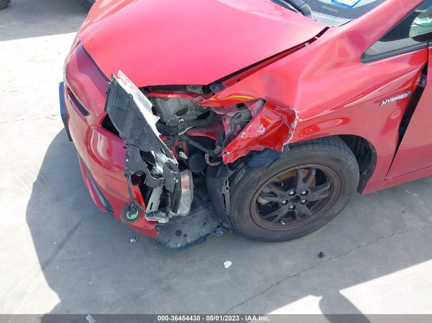 2013 TOYOTA PRIUS ONE/TWO/THREE/FOUR/FIVE - JTDKN3DU7D5692694