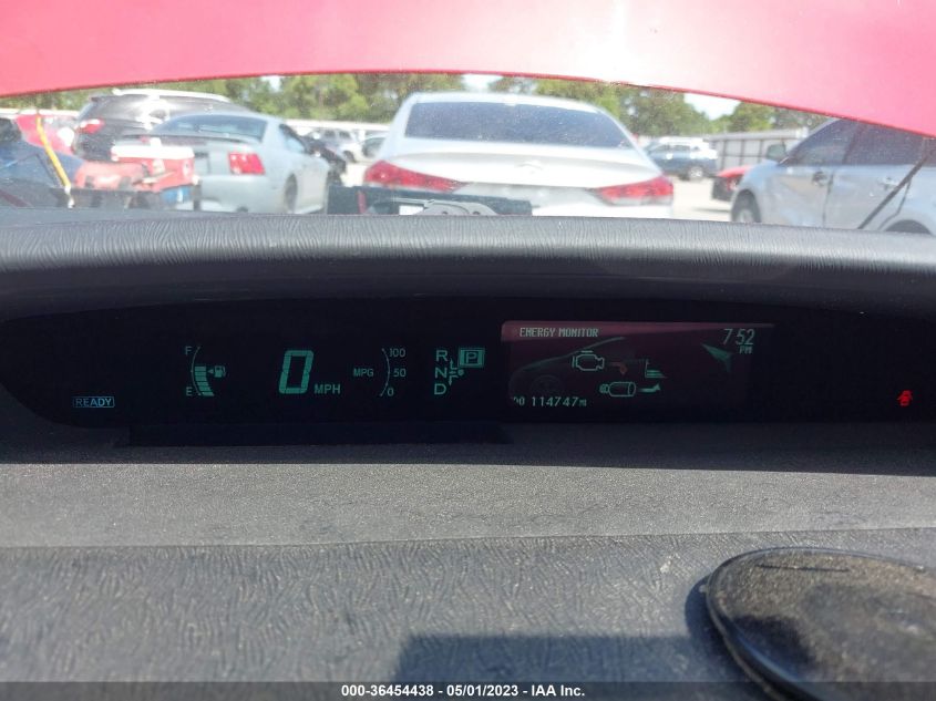 2013 TOYOTA PRIUS ONE/TWO/THREE/FOUR/FIVE - JTDKN3DU7D5692694
