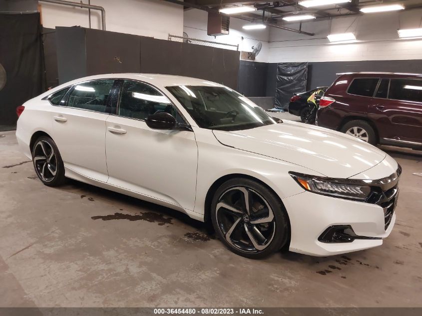 2021 HONDA ACCORD SEDAN SPORT - 1HGCV1F3XMA058270
