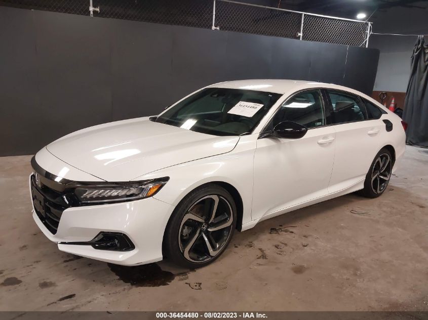 2021 HONDA ACCORD SEDAN SPORT - 1HGCV1F3XMA058270