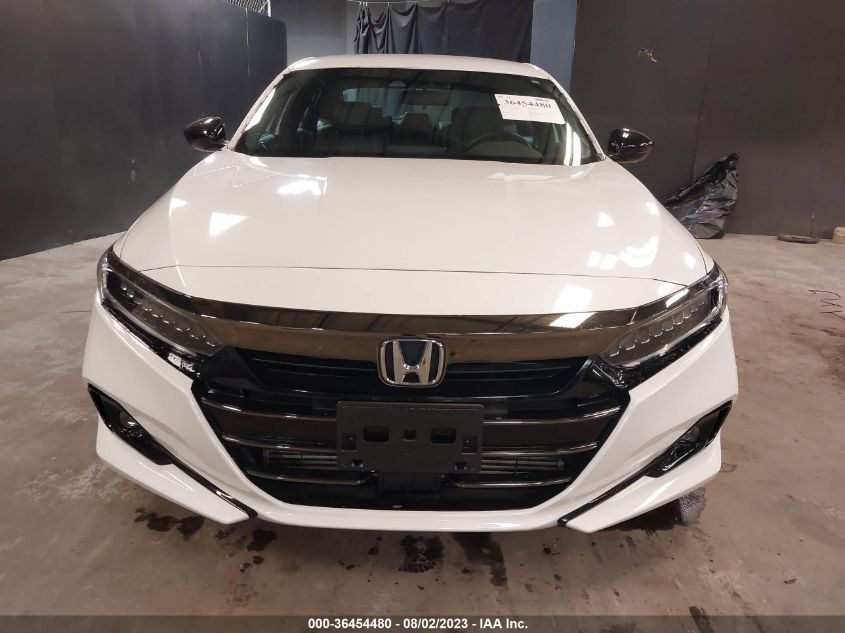 2021 HONDA ACCORD SEDAN SPORT - 1HGCV1F3XMA058270