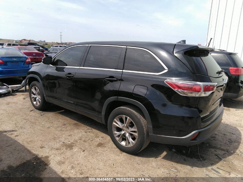2015 TOYOTA HIGHLANDER LE - 5TDZKRFH4FS110686