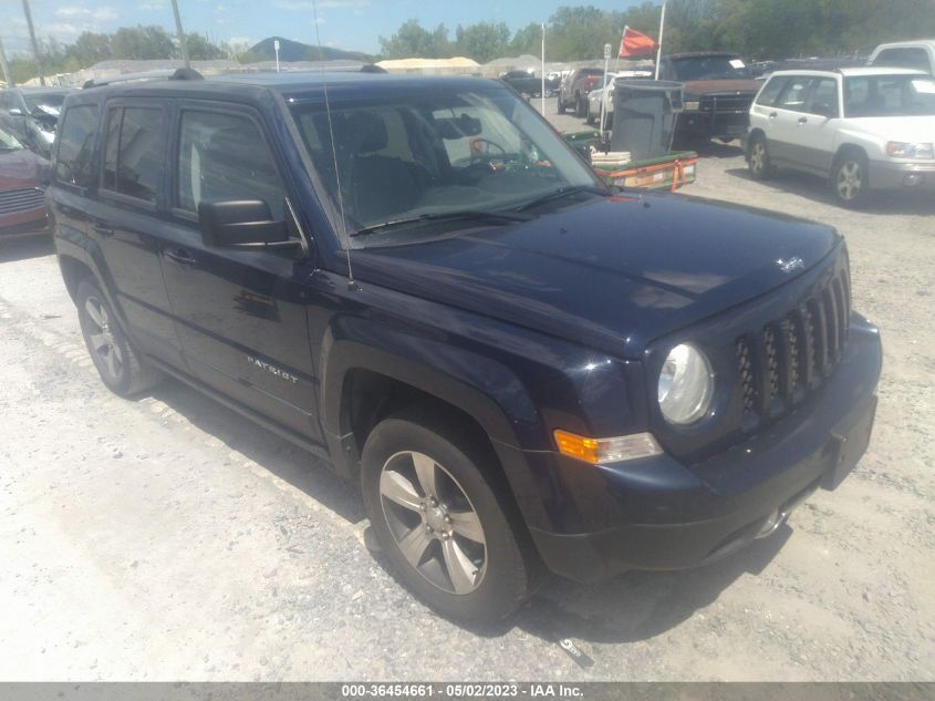 2017 JEEP PATRIOT HIGH ALTITUDE - 1C4NJRFB2HD140135