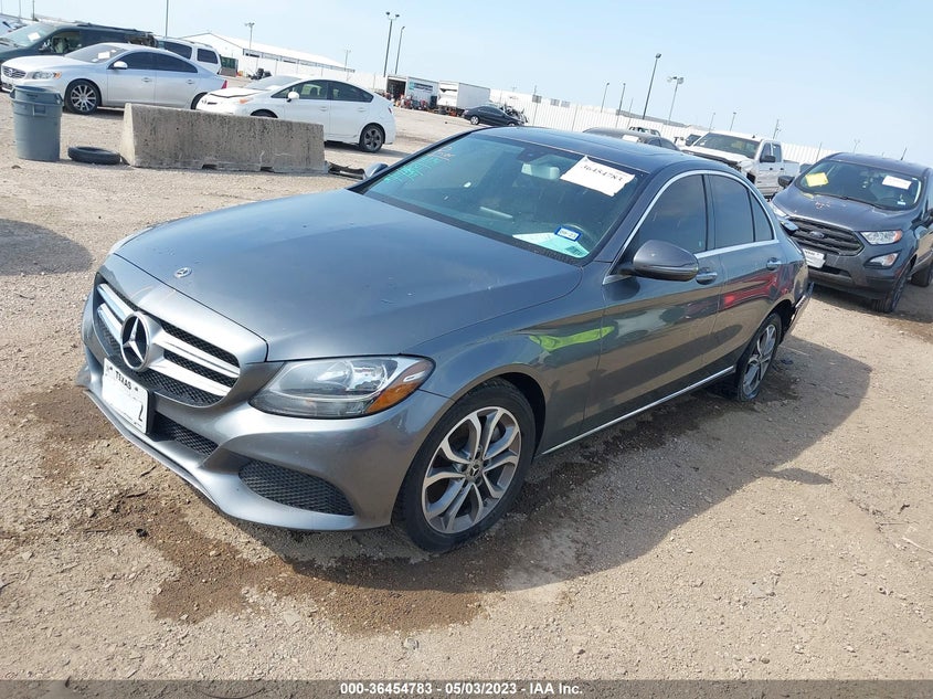 VIN 55SWF4KB2JU262974 2018 MERCEDES-BENZ C-CLASS C 300