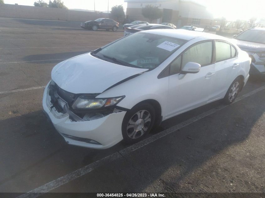 2013 HONDA CIVIC HYBRID - 19XFB4F23DE203014