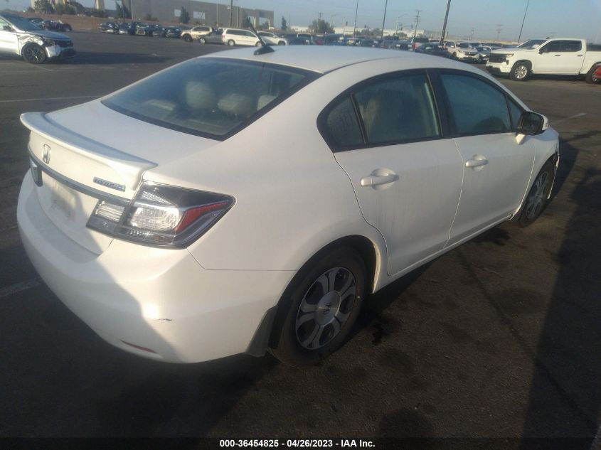 2013 HONDA CIVIC HYBRID - 19XFB4F23DE203014