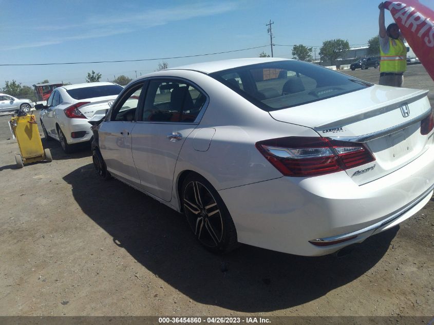 2017 HONDA ACCORD SEDAN SPORT - 1HGCR2F54HA100532