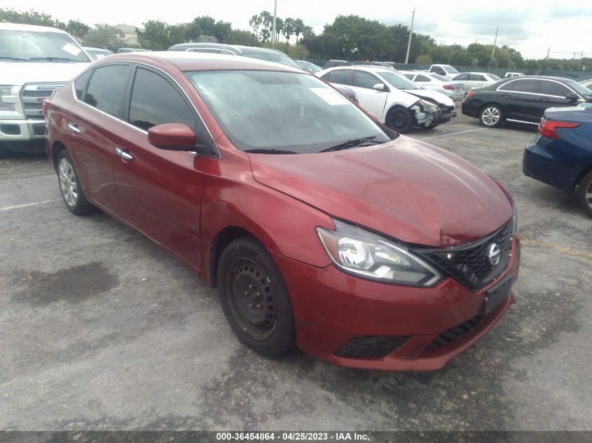 2016 NISSAN SENTRA SR/SL/S/SV/FE+ S - 3N1AB7AP8GL652190