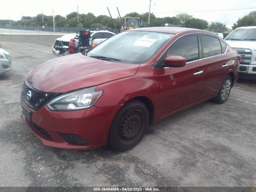 2016 NISSAN SENTRA SR/SL/S/SV/FE+ S - 3N1AB7AP8GL652190