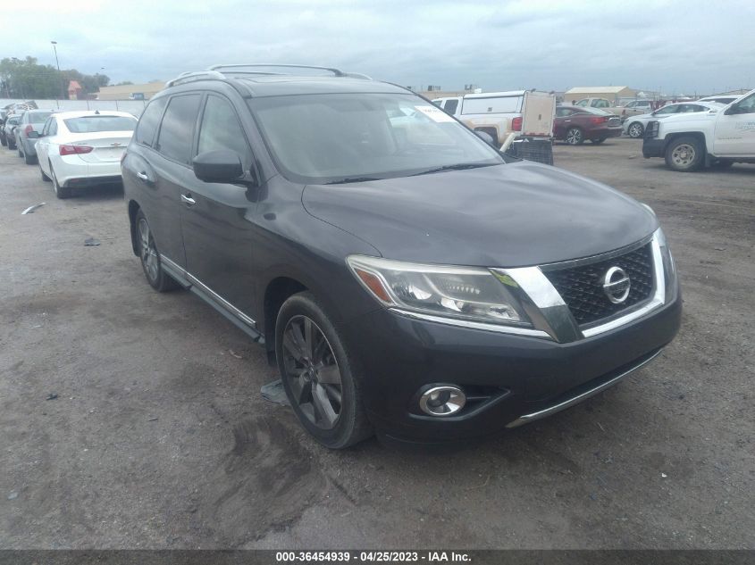 2014 NISSAN PATHFINDER PLATINUM - 5N1AR2MM9EC713497