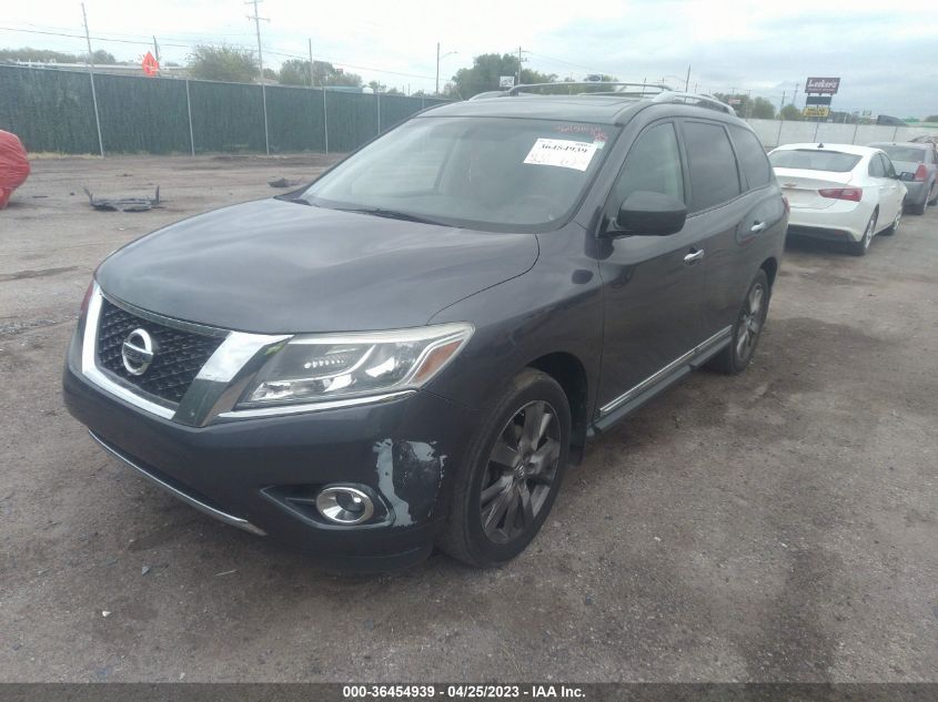 2014 NISSAN PATHFINDER PLATINUM - 5N1AR2MM9EC713497