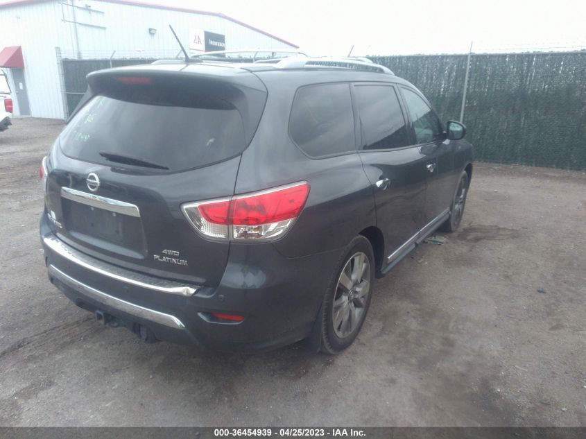 2014 NISSAN PATHFINDER PLATINUM - 5N1AR2MM9EC713497