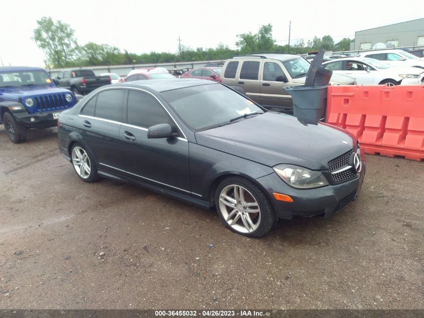 2013 MERCEDES-BENZ C-CLASS C 250 - WDDGF4HBXDA804662