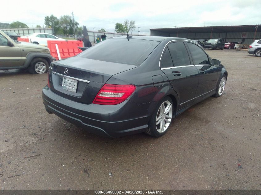 2013 MERCEDES-BENZ C-CLASS C 250 - WDDGF4HBXDA804662