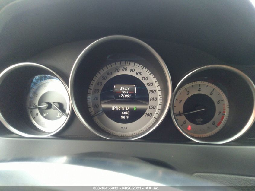 2013 MERCEDES-BENZ C-CLASS C 250 - WDDGF4HBXDA804662
