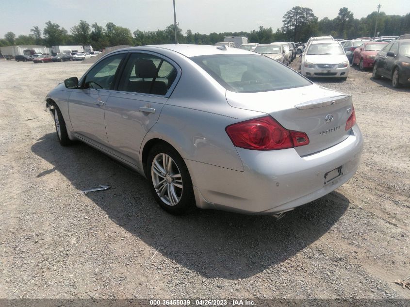 2013 INFINITI G37 SEDAN X - JN1CV6AR8DM356826