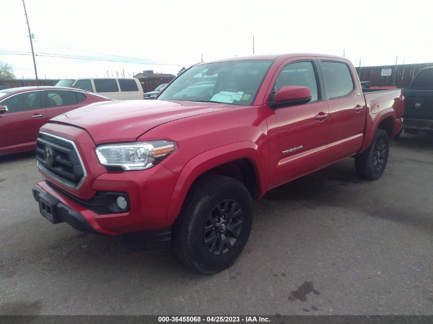 2022 TOYOTA TACOMA 4WD SR/SR5/TRD SPORT - 3TMCZ5AN5NM496315