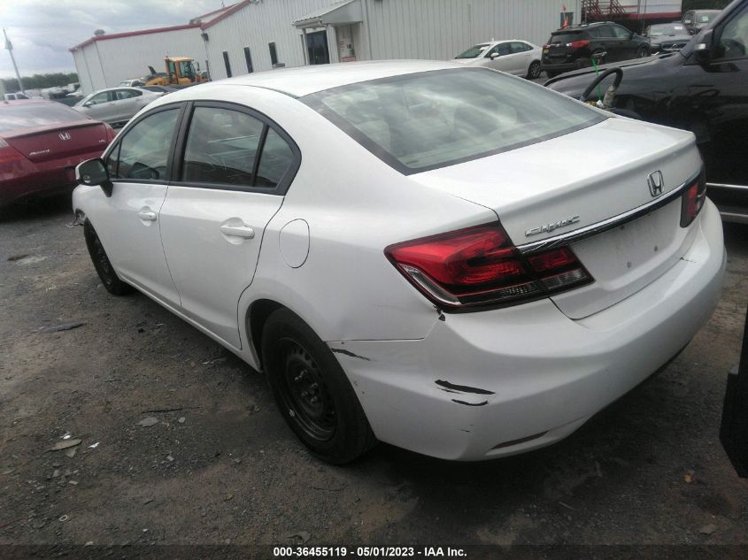 2013 HONDA CIVIC SDN LX - 19XFB2F58DE261005