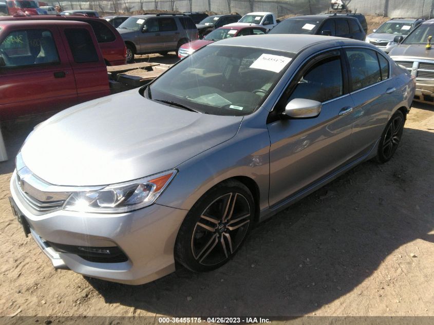 2017 HONDA ACCORD SEDAN SPORT SE - 1HGCR2F1XHA078954