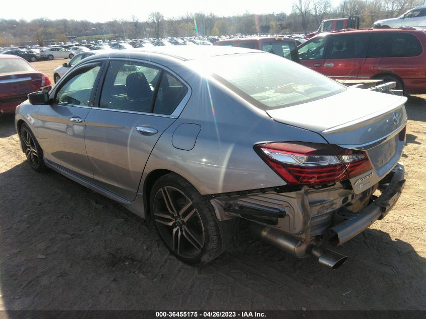 2017 HONDA ACCORD SEDAN SPORT SE - 1HGCR2F1XHA078954