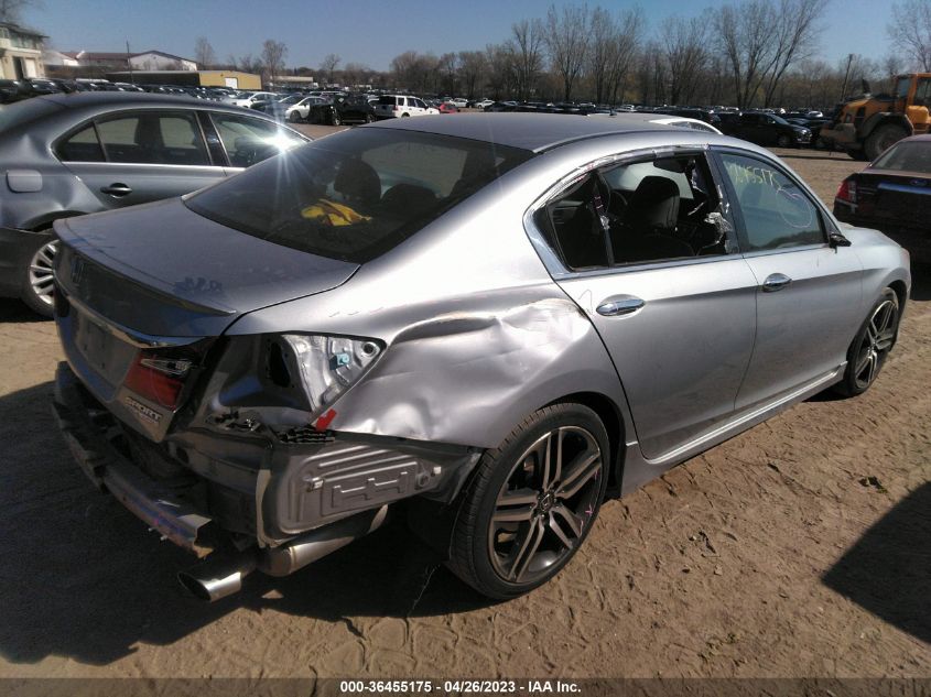 2017 HONDA ACCORD SEDAN SPORT SE - 1HGCR2F1XHA078954
