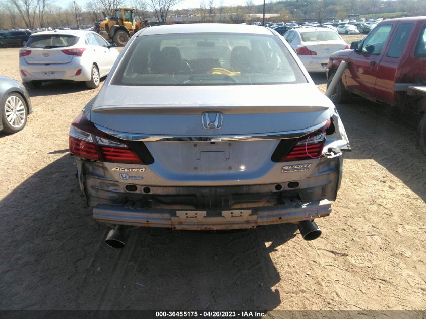 2017 HONDA ACCORD SEDAN SPORT SE - 1HGCR2F1XHA078954