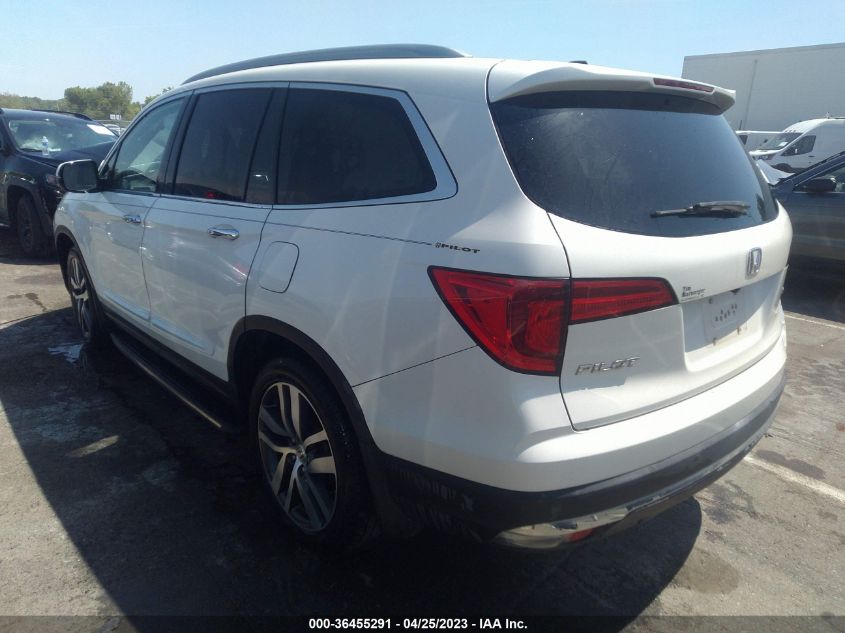 2016 HONDA PILOT TOURING - 5FNYF5H98GB023197