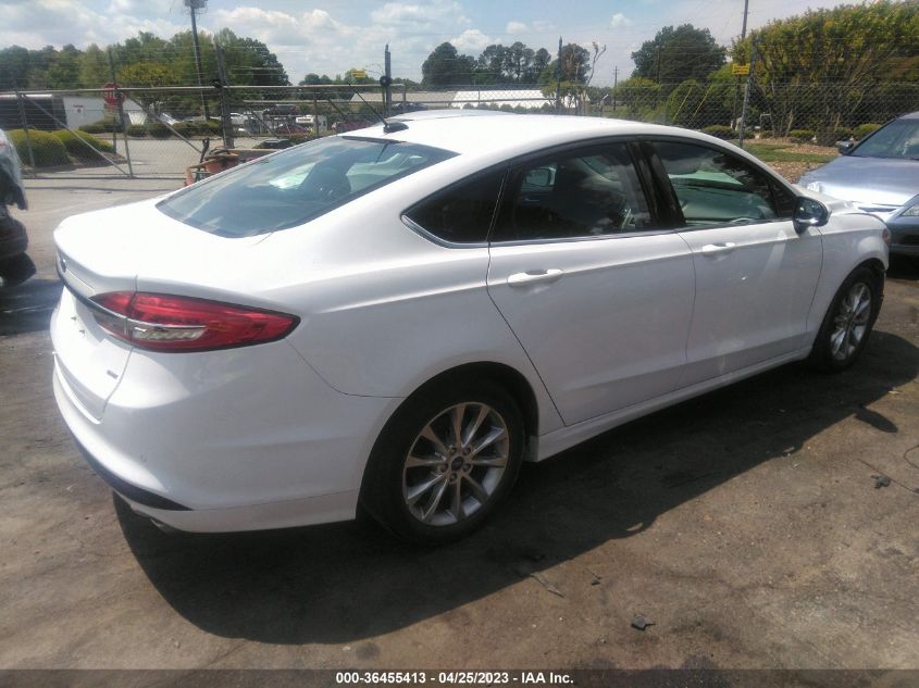 2017 FORD FUSION SE - 3FA6P0H72HR355759