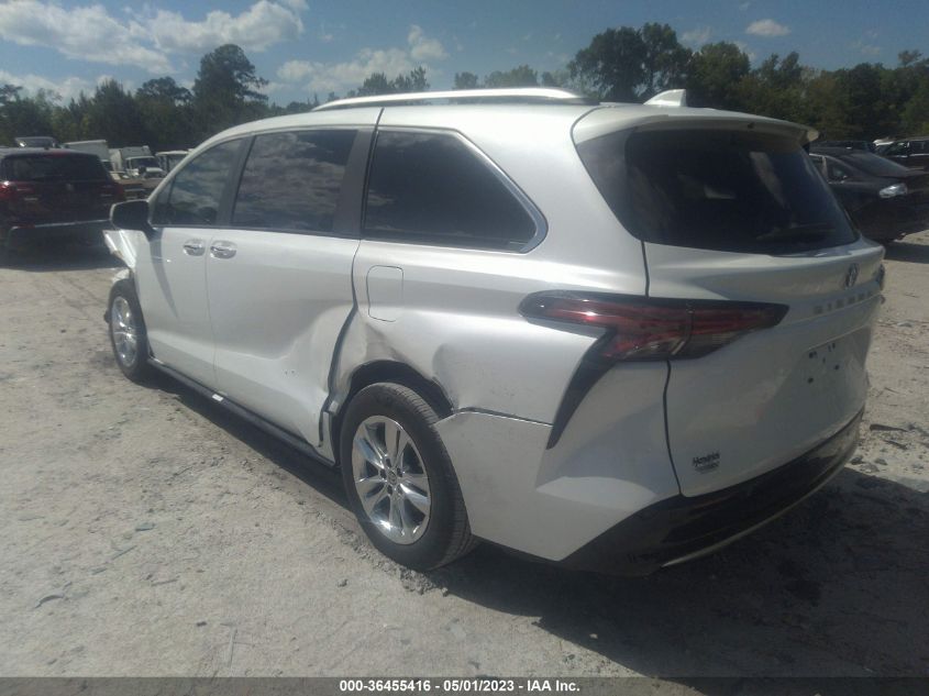 2023 TOYOTA SIENNA LIMITED - 5TDZRKEC2PS147634