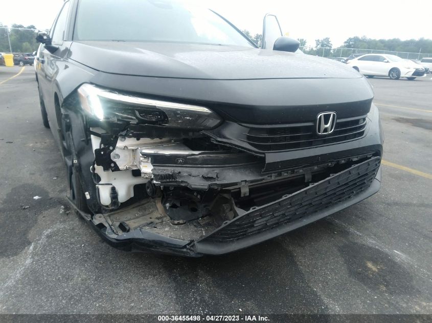 2022 HONDA CIVIC SEDAN SPORT - 2HGFE2F5XNH559814