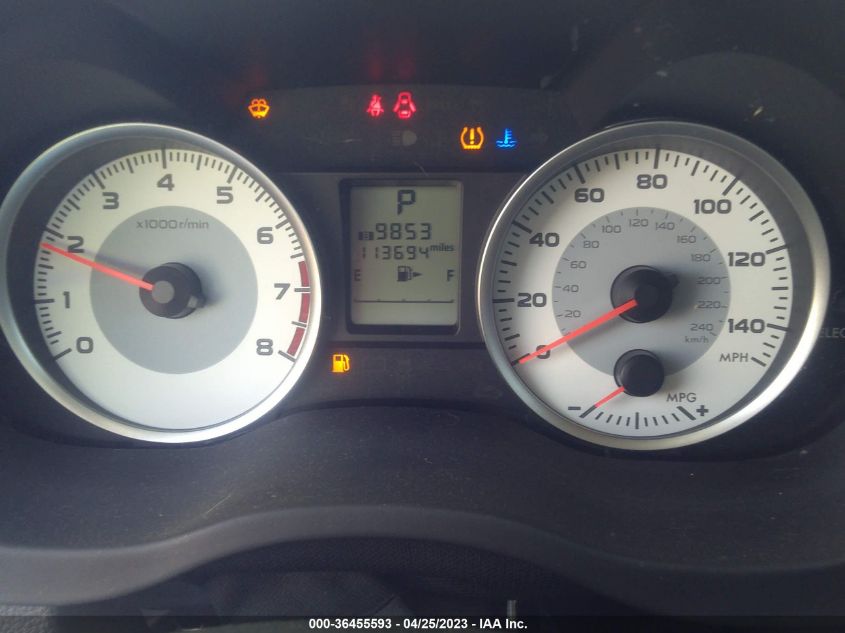 2013 SUBARU IMPREZA WAGON 2.0I SPORT PREMIUM - JF1GPAL62DH851374