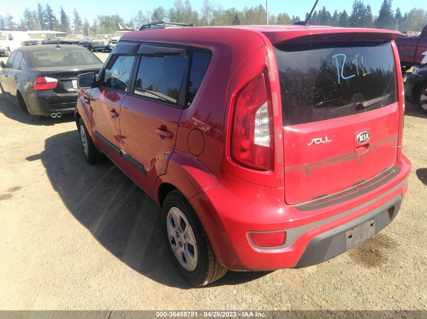 2013 KIA SOUL BASE - KNDJT2A57D7514846