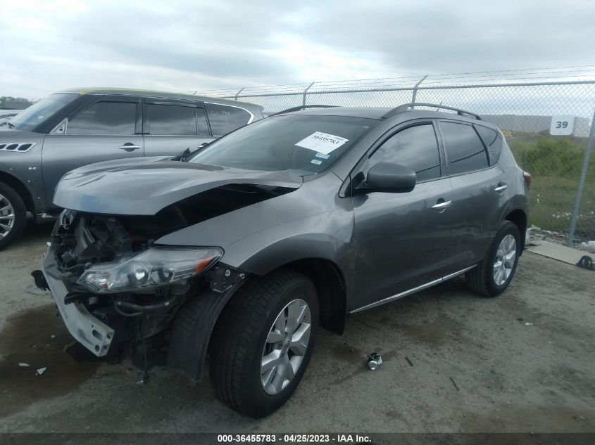 2014 NISSAN MURANO SV - JN8AZ1MU6EW412364