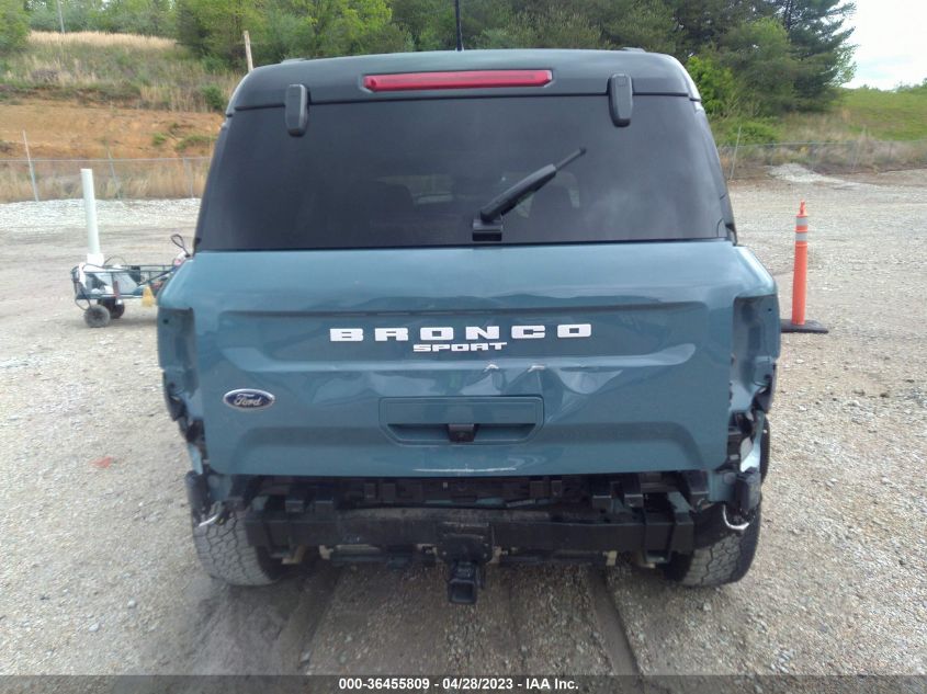 2021 FORD BRONCO SPORT BADLANDS - 3FMCR9D95MRA03770