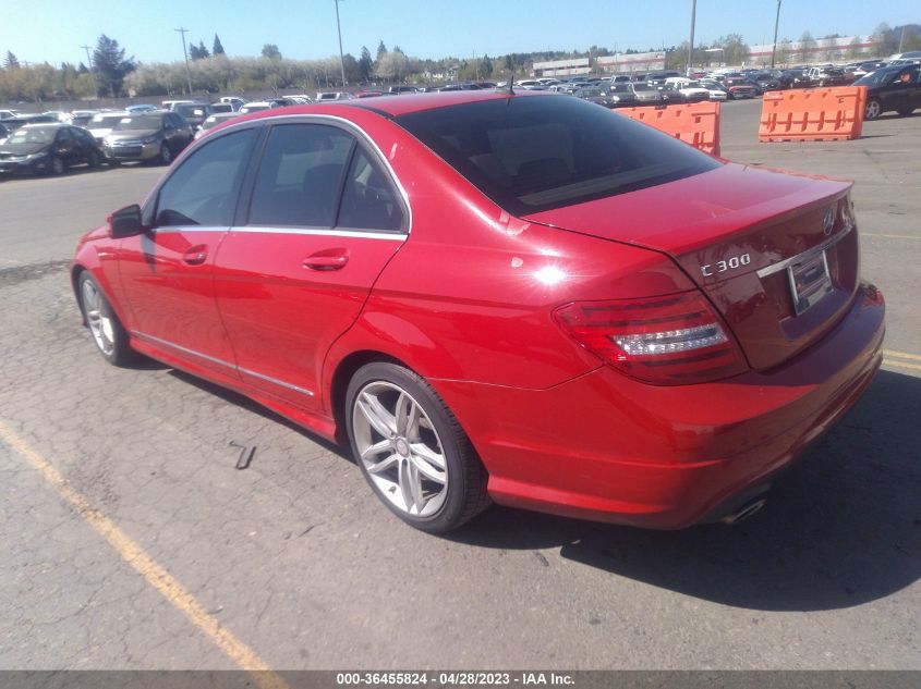 2014 MERCEDES-BENZ C-CLASS C 300 - WDDGF8ABXEG159303
