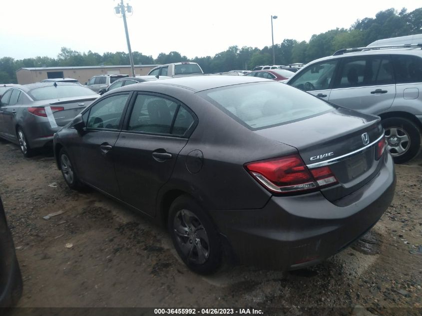 2013 HONDA CIVIC SDN LX - 2HGFB2F51DH576461