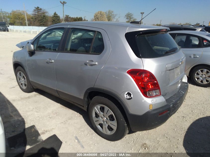 2016 CHEVROLET TRAX LS - 3GNCJKSB4GL260555