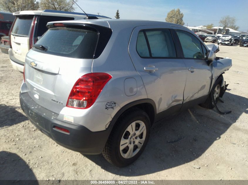 2016 CHEVROLET TRAX LS - 3GNCJKSB4GL260555