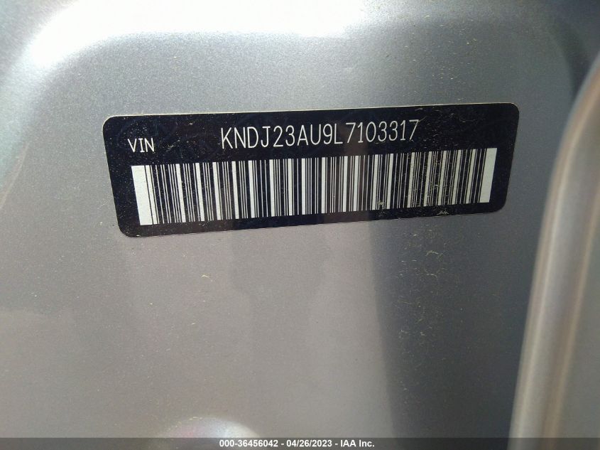 2020 KIA SOUL LX - KNDJ23AU9L7103317