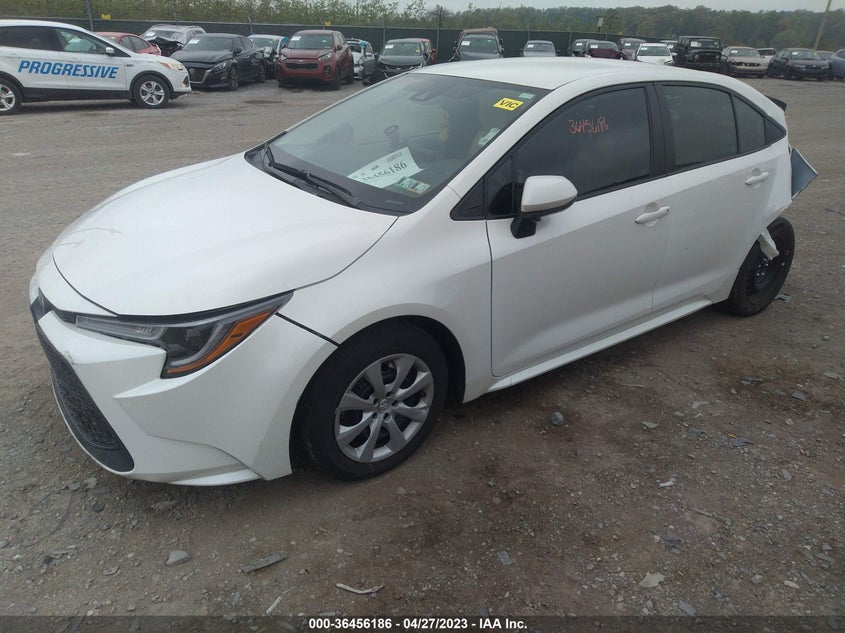 VIN 5YFEPMAE8MP229072 2021 TOYOTA COROLLA LE