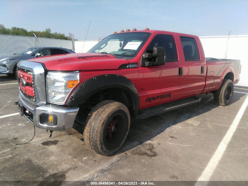 2015 FORD SUPER DUTY F-250 SRW LARIAT/PLATINUM - 1FT7W2B60FEC77656