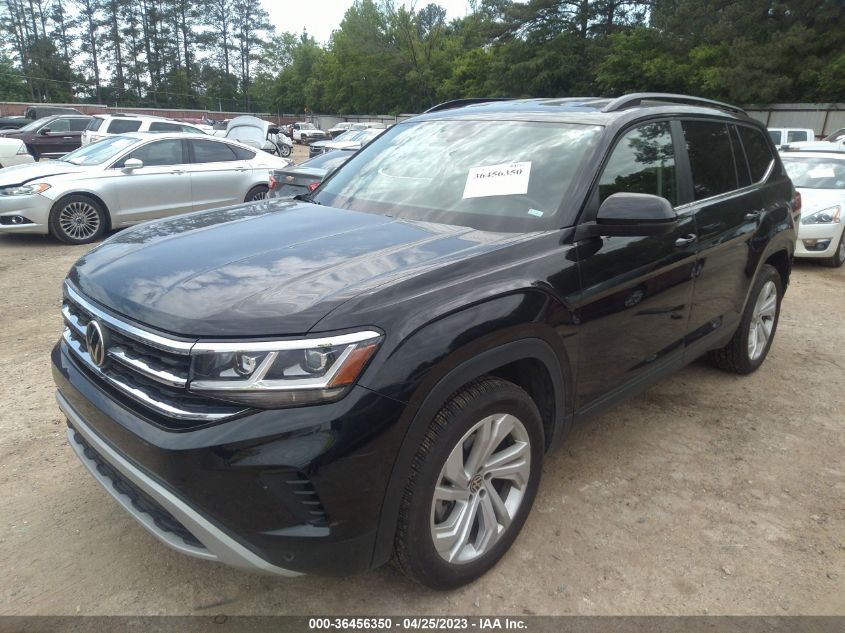 2021 VOLKSWAGEN ATLAS 3.6L V6 SE W/TECHNOLOGY - 1V2WR2CA0MC547644