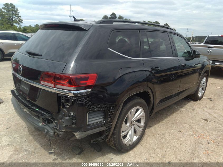 2021 VOLKSWAGEN ATLAS 3.6L V6 SE W/TECHNOLOGY - 1V2WR2CA0MC547644