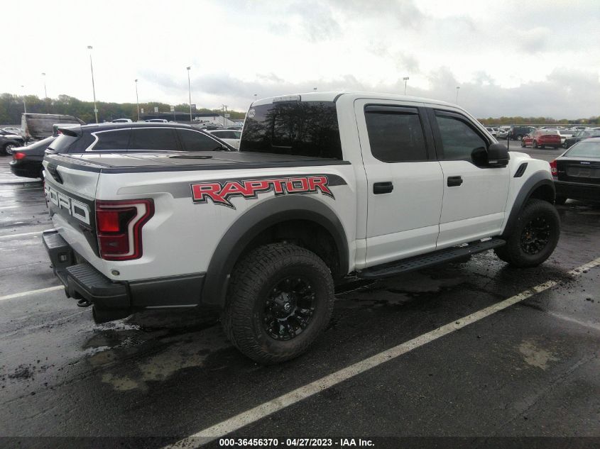 2018 FORD F-150 RAPTOR - 1FTFW1RG9JFB52615