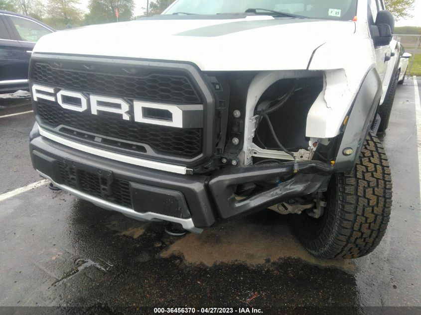 2018 FORD F-150 RAPTOR - 1FTFW1RG9JFB52615
