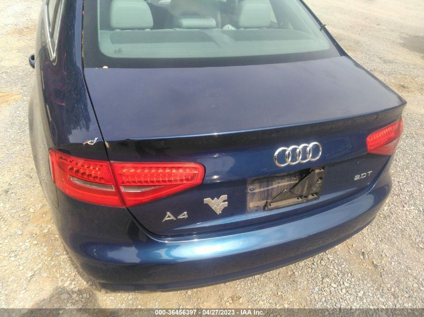 2013 AUDI A4 PREMIUM PLUS - WAUEFAFL6DN040665